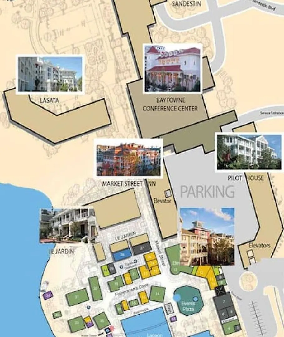Baytown Wharf Condo Patio Community Pool Hot Tub Destin Stati Uniti